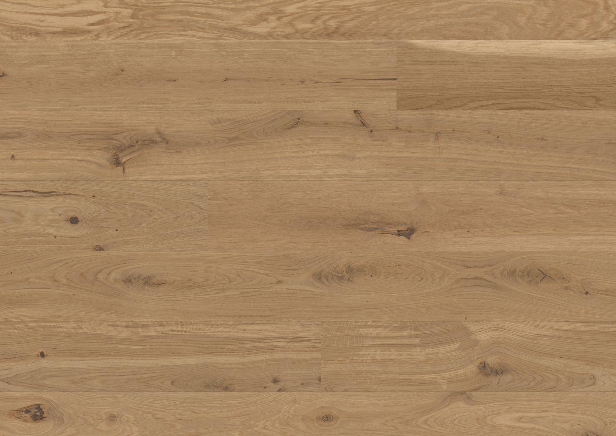 Parquet floor Bauwerk Casapark Oak 46 Avorio brushed oil waxed 181mm