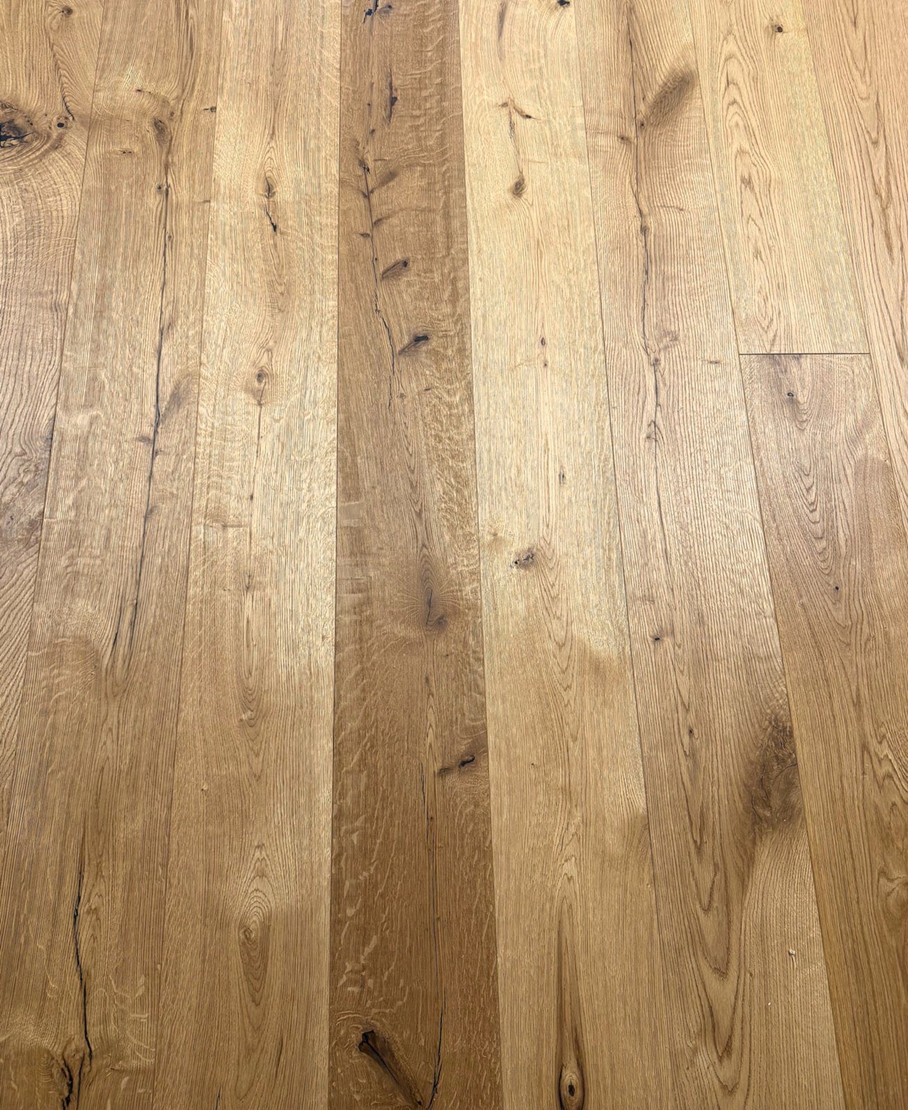 Parquet Floor Oak Markant 1-strip bevelled brushed oiled