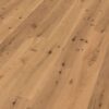 Parquet floor Oak Rustical 1-strip 2 sides beveled brushed oiled 260mm wide