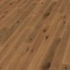 Parquet floor Oak Rustical 1-strip beveled brushed oiled.