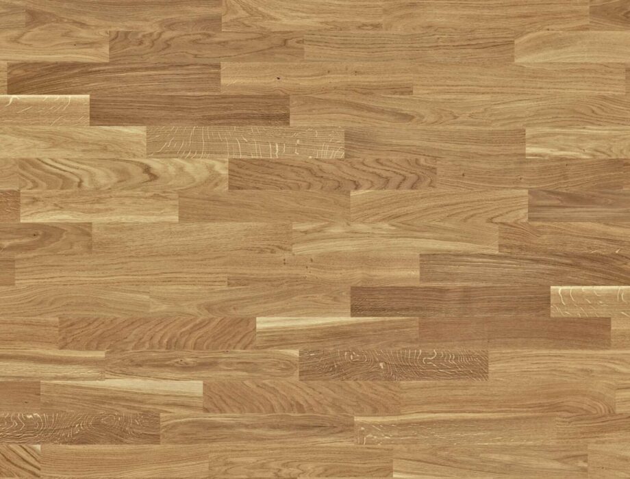 Parquet Flooring Bauwerk Triopark Oak Nature 15 oiled 3-strip sanded – board view Parquet Flooring Bauwerk Triopark Oak Nature 15 oiled 3-strip sanded