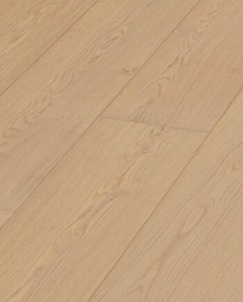 Parquet Meister Lindura Natural alabaster oak, brushed, 1-strip, matt lacquered