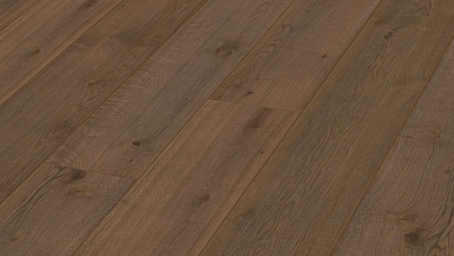 Parquet Meister Lindura Olive grey Authentic oak, vintage structure brushed, 1-strip, naturally oiled