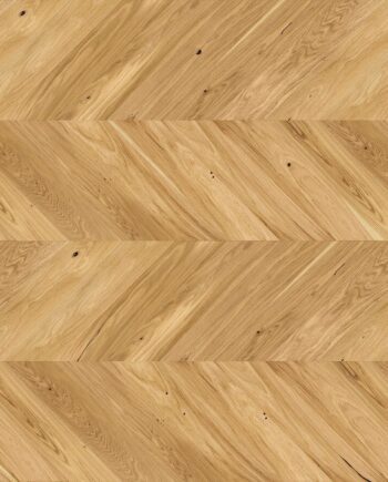 Parquet Oak, Bright, 1-strip, beveled, brushed, natural oil, french herringbone