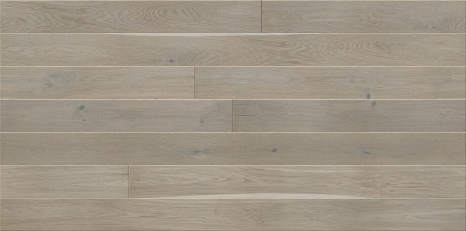 Parquet Oak, Medio Marzipan Muffin, 1-strip, beveled, brushed, stained, matt lacquer