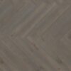 Parquet Oak, ter Hürne, Oak azure brown, herringbone, brushed, beveled, natural oil-treated
