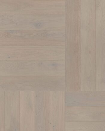 Parquet Oak, ter Hürne, Oak light grey, brushed, beveled, extra matt lacquered