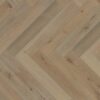 Parquet Oak, ter Hürne, Oak sand brown, herringbone, brushed, beveled, natural oil-treated