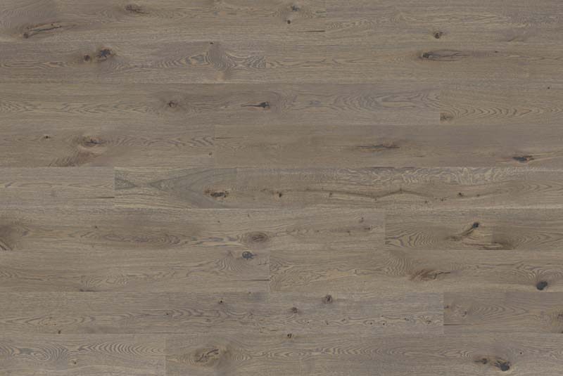 Parquet Tarkett, Heritage, Oak Old Grey, brushed, 2 sides beveled, 1-strip, Proteco Hardwax Oil