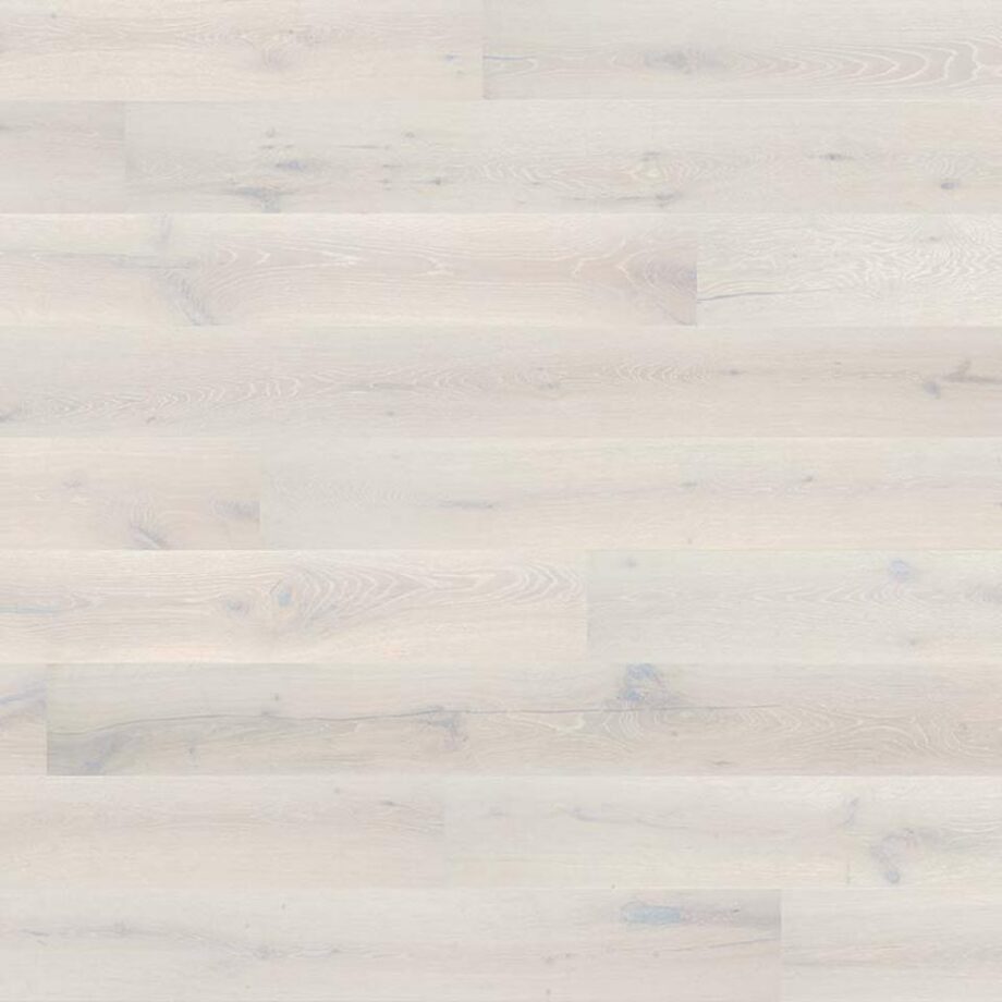 Parquet Tarkett, Heritage, Oak Opal White, brushed, 2 sides beveled, 1-strip, Proteco Hardwax Oil