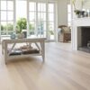 Parquet Tarkett, Prestige, Ash seashell, brushed, 4 sides beveled, 1-strip, Proteco Hardwax Oil