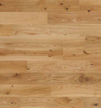 Parquet Tarkett, Prestige, Oak, brushed, 4 sides beveled, 1-strip, Proteco Hardwax Oil