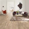 Parquet Tarkett, Shade, Oak Cream White TreS, 3-strip, stained, Proteco Natura mat lacquer Parquet Tarkett, Shade, Oak Cream White TreS, 3-strip, stained, Proteco Natura mat lacquer