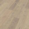 Parquet Trinity Oak Rustical 1-strip beveled brushed white oiled