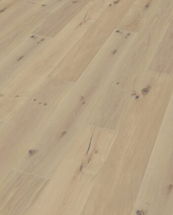 Parquets Trinity Oak Rustical 1-strip beveled hand scrapped brushed raw oiled