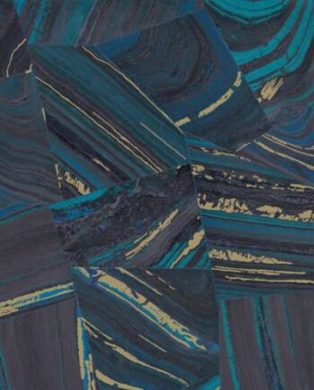 Patterned decorative porcelain tile ABK Wide&Style Precious Blue, 60x120 cm, 8.5 mm, matt