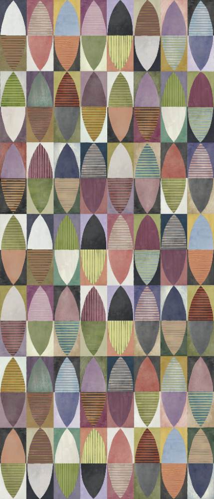Patterned large porcelain decor slab ABK Wide&Style Africa, 120x280 cm, 6 mm, matt