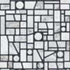 Patterned large porcelain decor slab ABK Wide&Style Incertum Light, 160x320 cm, 6 mm, matt
