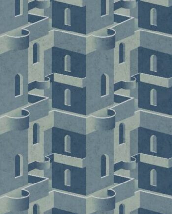 Patterned decorative porcelain tile ABK Wide&Style Urban, 120x240 cm (4 x 60x120 cm), 8.5 mm, matt