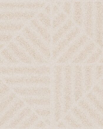 Patterned porcelain décor tile ABK Moooi Sandy Reiki Rhea Ivory A, 60x60 cm, 8.5 mm, natural matt