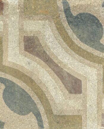 Patterned porcelain floor tile ABK Play Concrete Retrò B, 20x20 cm, 8.5 mm, matt (nat.)