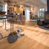 Beech parquet Meister, Longlife PC 200, Steamed beech lively 09046, 3-strip, 2400 x 200 mm, brushed, ultra matt lacquered – view 3 Beech parquet Meister, Longlife PC 200, Steamed beech lively 09046, 3-strip, 2400 x 200 mm, brushed, ultra matt lacquered – 3