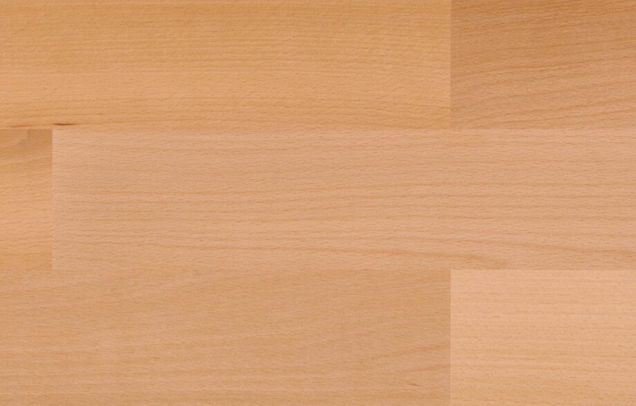 Beech parquet Thede & Witte Euro 3-strip, nature, matt lacquered, 3-strip, 2200 x 204 x 14 mm – 3