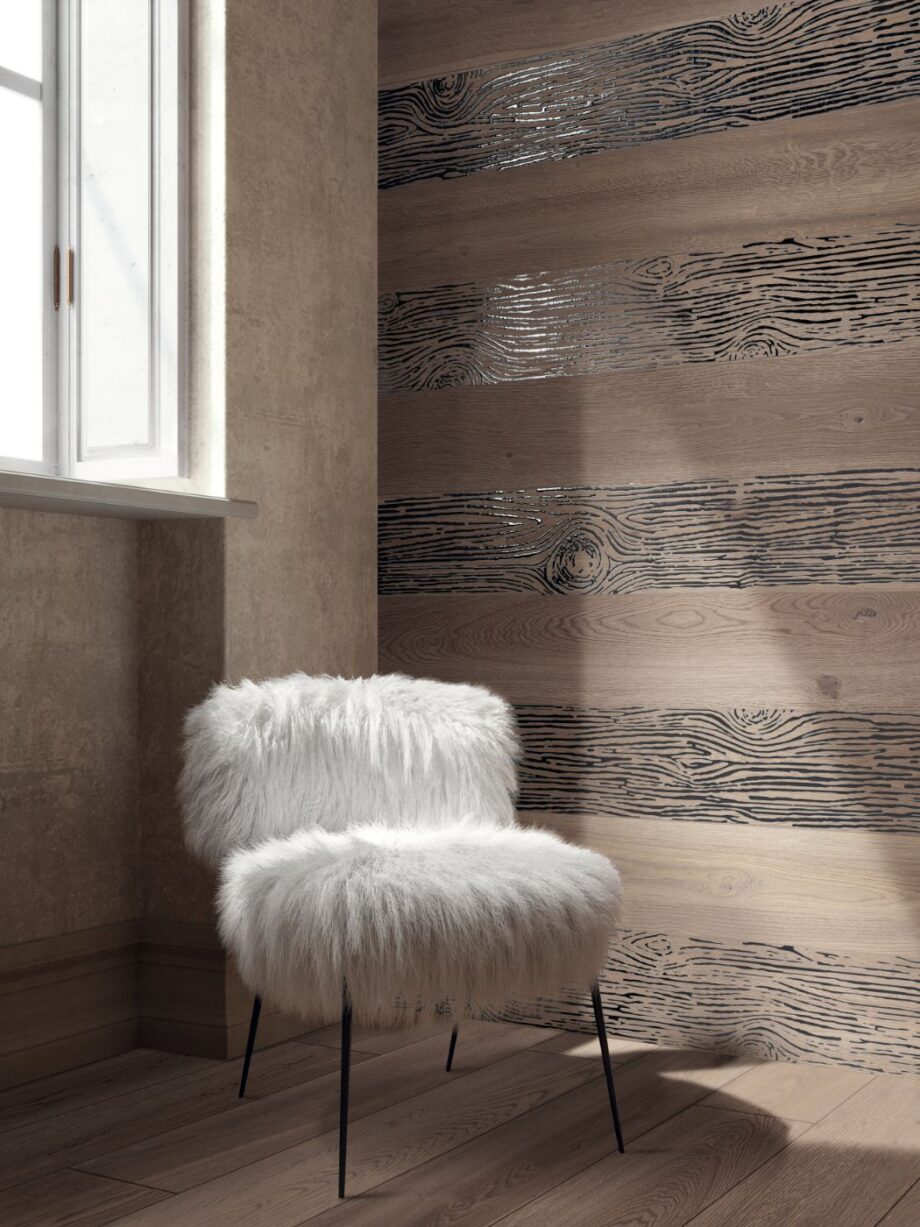 Wood effect porcelain tile ABK Poetry Wood Oak – view 2 Wood effect porcelain floor tile ABK Poetry Wood Oak, 20x120 cm, 8.5 mm, matt – 3