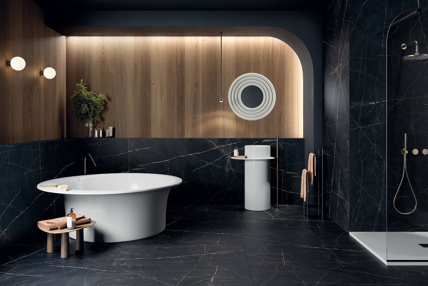 Wood effect porcelain floor tile ABK Poetry Wood Oak, 20x120 cm, 8.5 mm, matt – 5