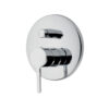Concealed shower mixer Emmevi Filobrass 85019, 2 outlets, push-button, chrome Concealed shower mixer Emmevi Filobrass 85019, 2 outlets, push-button