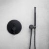 Concealed shower mixer Emmevi Filobrass 85019, 2 outlets, push-button, matt black Concealed shower mixer Emmevi Filobrass 85019, 2 outlets, push-button – 3