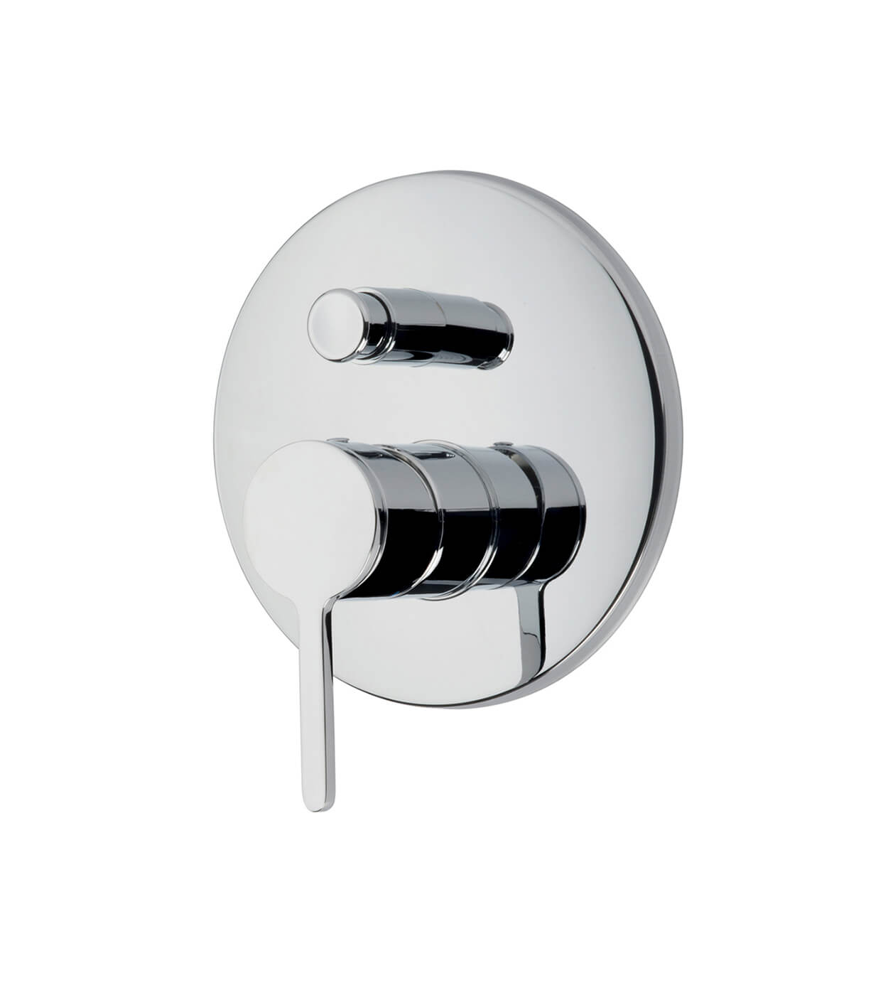 Concealed shower mixer Emmevi Filobrass 85019, 2 outlets, push-button