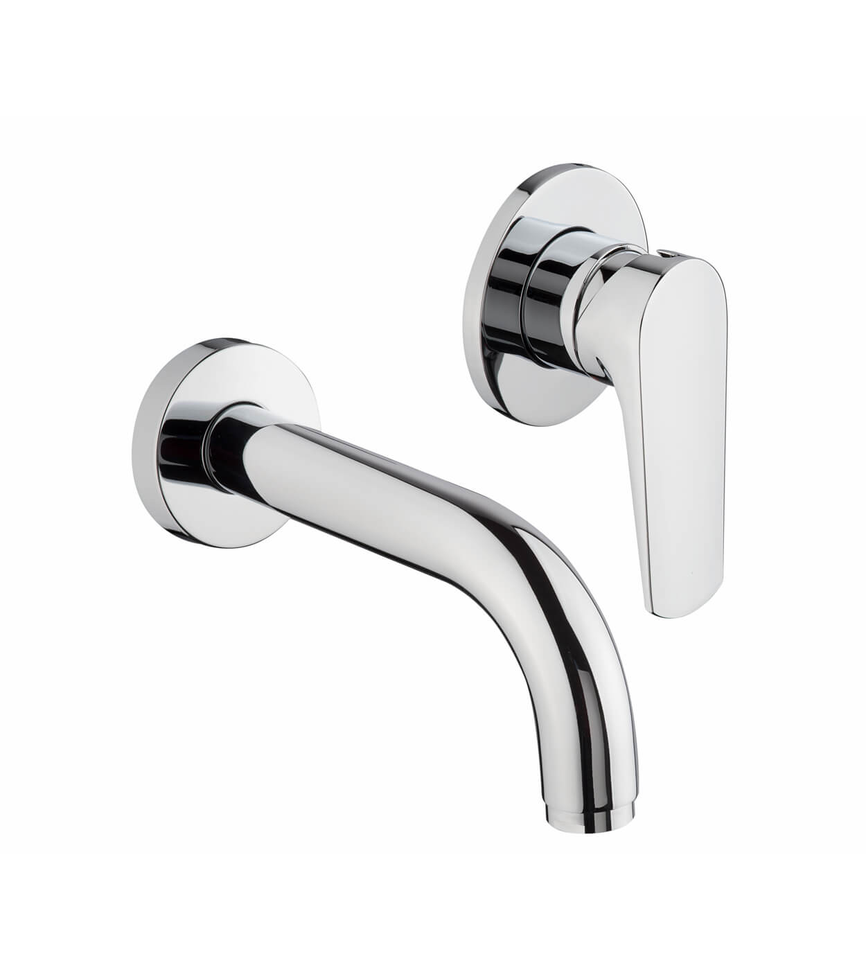 Wall-mounted basin mixer Emmevi Nicla 89055, single plate