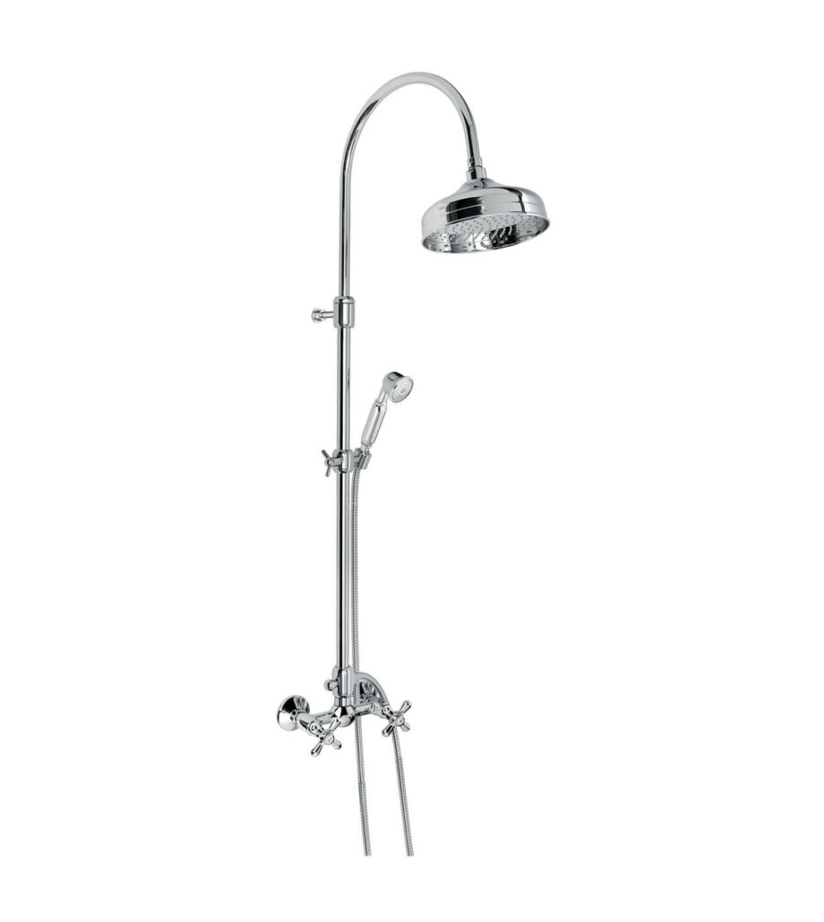 Shower column with mixer Emmevi Decò Classic 1200294, chrome Shower column with mixer Emmevi Decò Classic 1200294