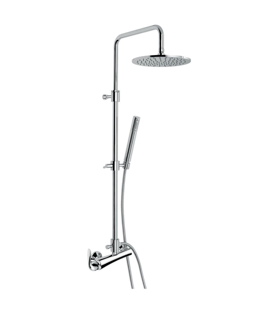 Shower column with mixer Emmevi Neco 9100284, chrome Shower column with mixer Emmevi Neco 9100284