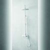 Shower column with mixer Emmevi Nicla 8900284, overhead Ø 250 mm, matt white Shower column with mixer Emmevi Nicla 8900284, overhead Ø 250 mm – 2