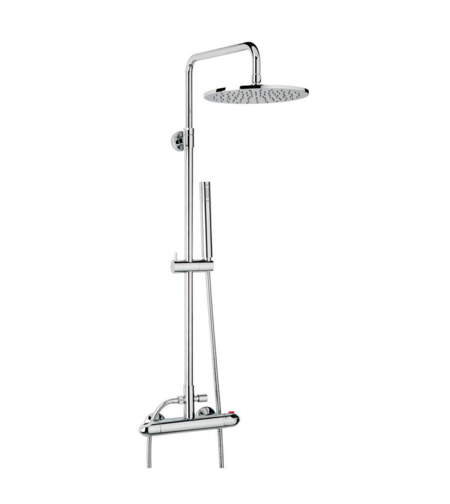 Shower column with thermostatic mixer Emmevi 930515, chrome Shower column with thermostatic mixer Emmevi 930515