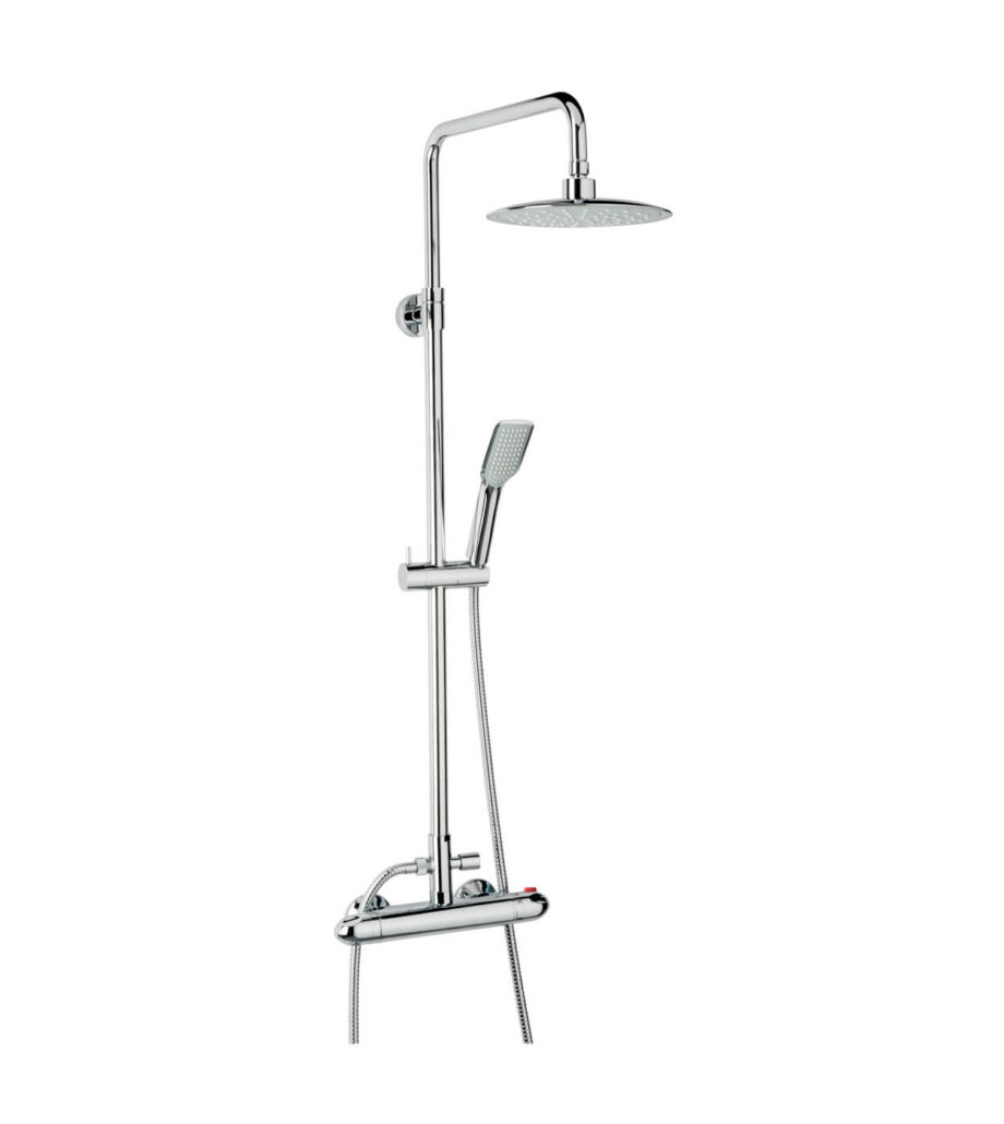 Shower column with thermostatic mixer Emmevi 930586, chrome Shower column with thermostatic mixer Emmevi 930586