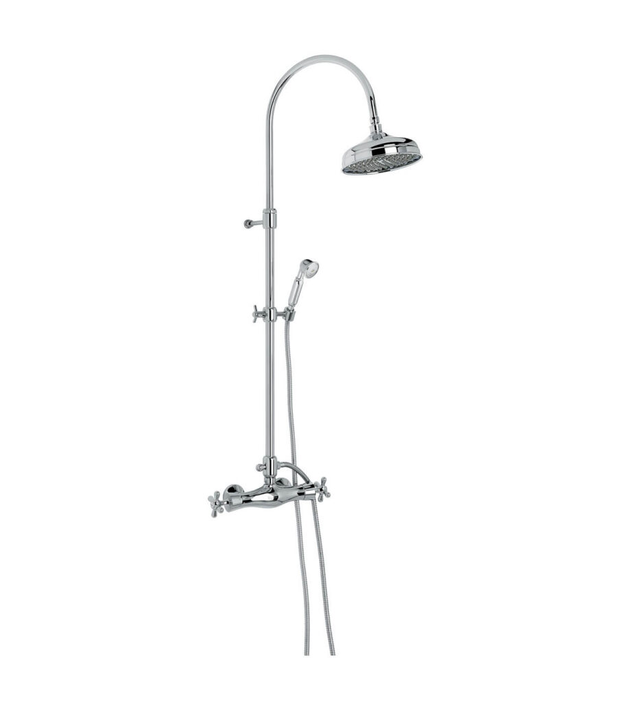 Shower column with thermostatic mixer Emmevi Decò Classic 1230594, chrome Shower column with thermostatic mixer Emmevi Decò Classic 1230594