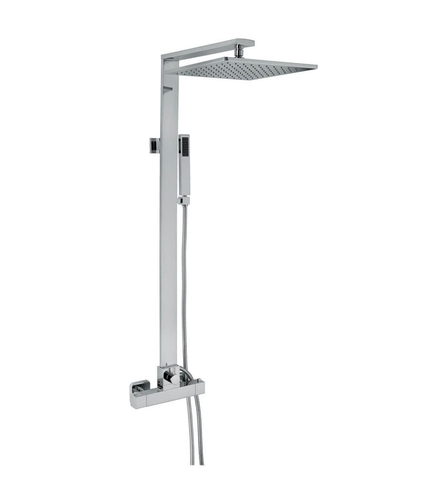 Shower column with thermostatic mixer Emmevi Gea 2630546, chrome Shower column with thermostatic mixer Emmevi Gea 2630546