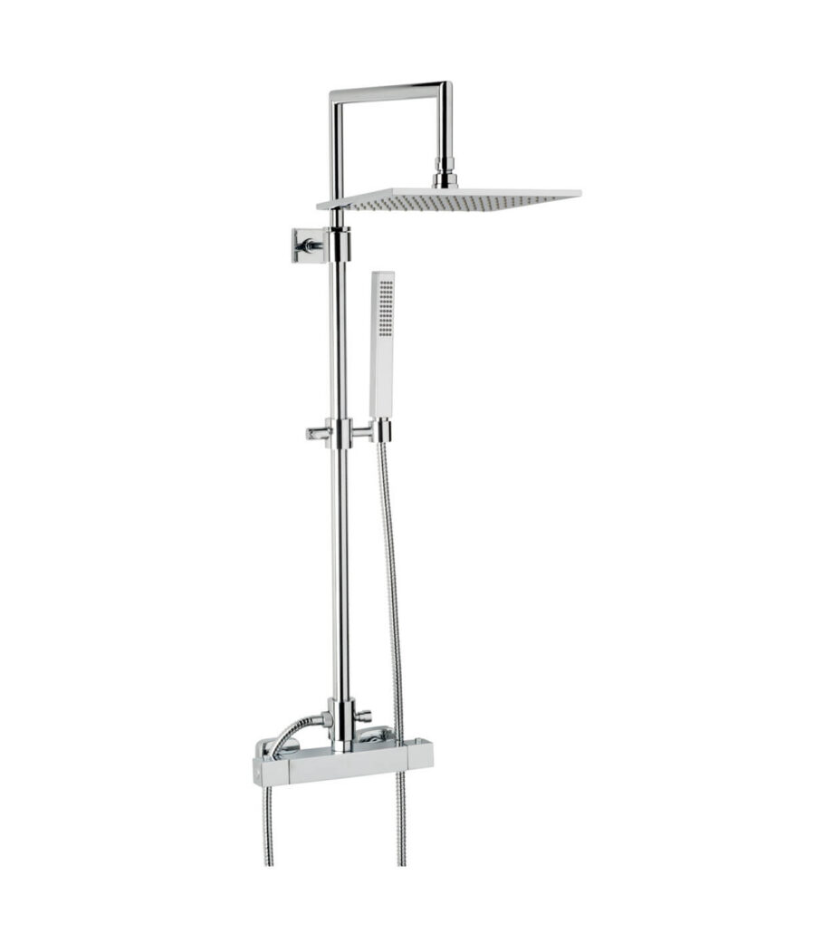 Shower column with thermostatic mixer Emmevi Gea 2630595, chrome Shower column with thermostatic mixer Emmevi Gea 2630595