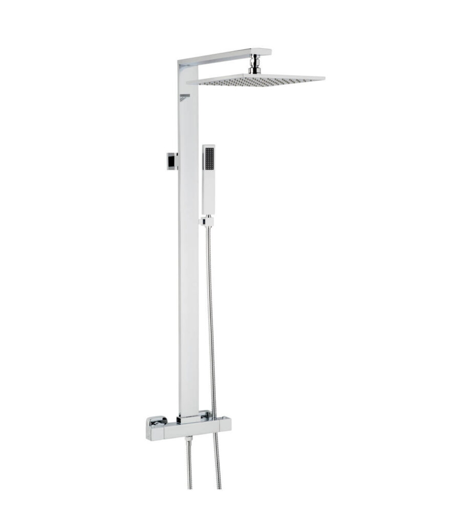 Shower column with thermostatic mixer Emmevi Gea 2630746, chrome Shower column with thermostatic mixer Emmevi Gea 2630746