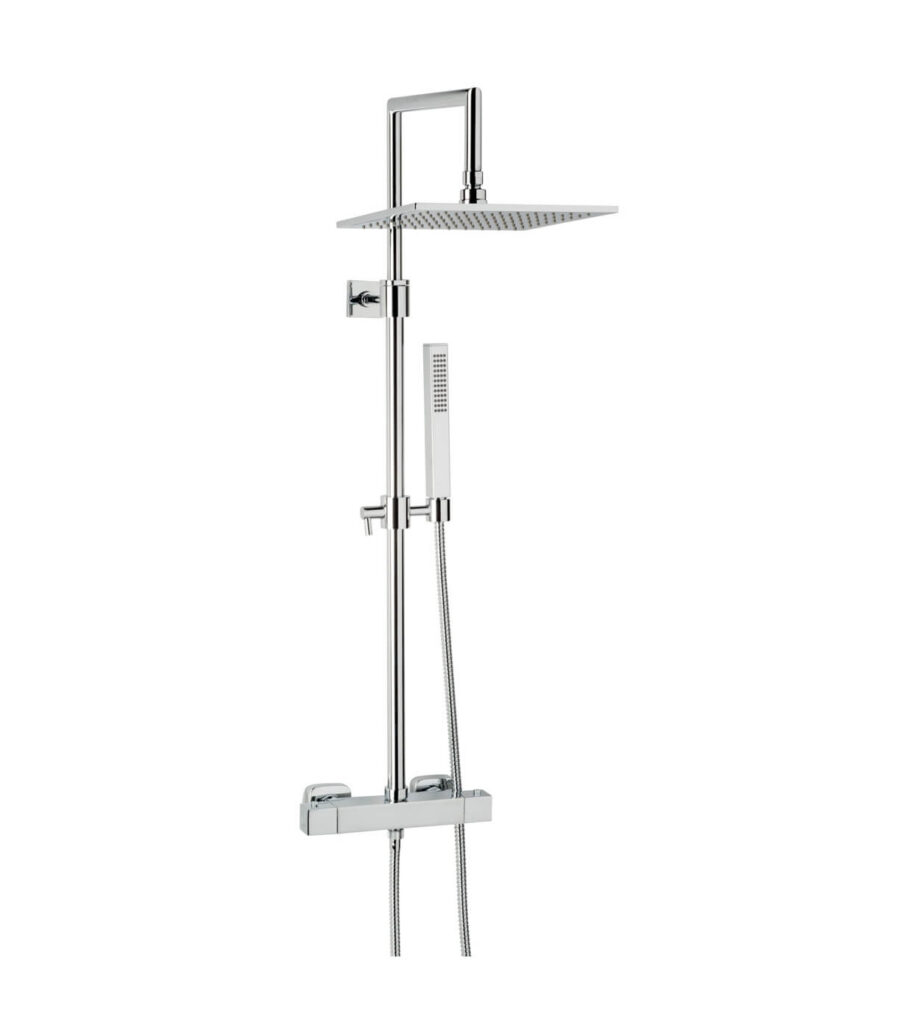 Shower column with thermostatic mixer Emmevi Gea 2630795, chrome Shower column with thermostatic mixer Emmevi Gea 2630795