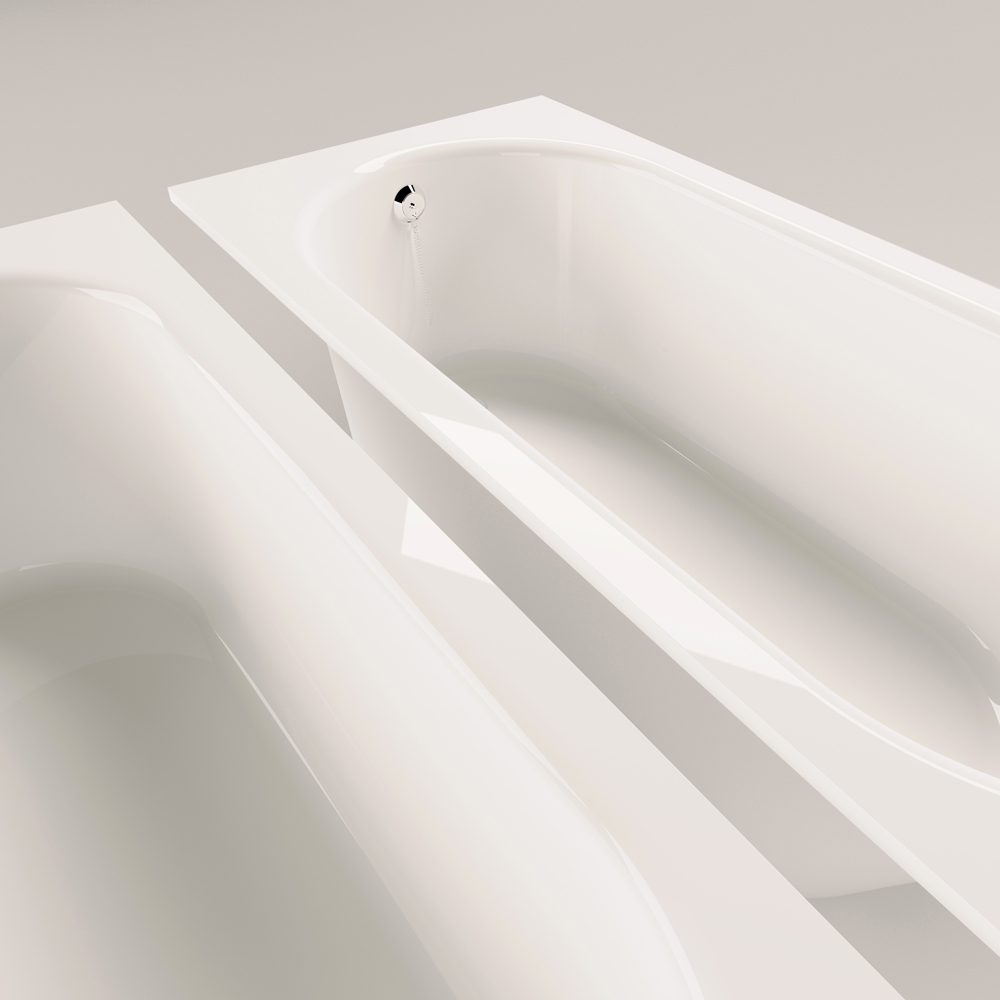 Built-in Bath PAA VARIO M 160x75 cm, Cast Stone – 3