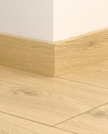 Skirting board Quick-Step Desert Greige Oak for laminate, MDF, 12x58x2400 mm
