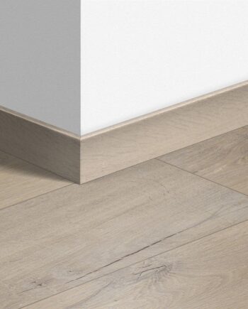 Skirting board Quick-Step Soft Oak Light for laminate, MDF, 12x58x2400 mm