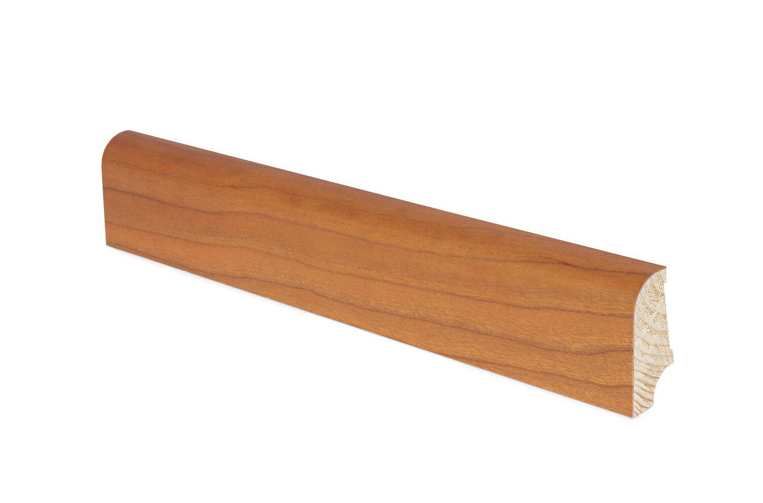 Skirting board Thede & Witte Cube 40, cherry, 15 x 40 x 2400 mm