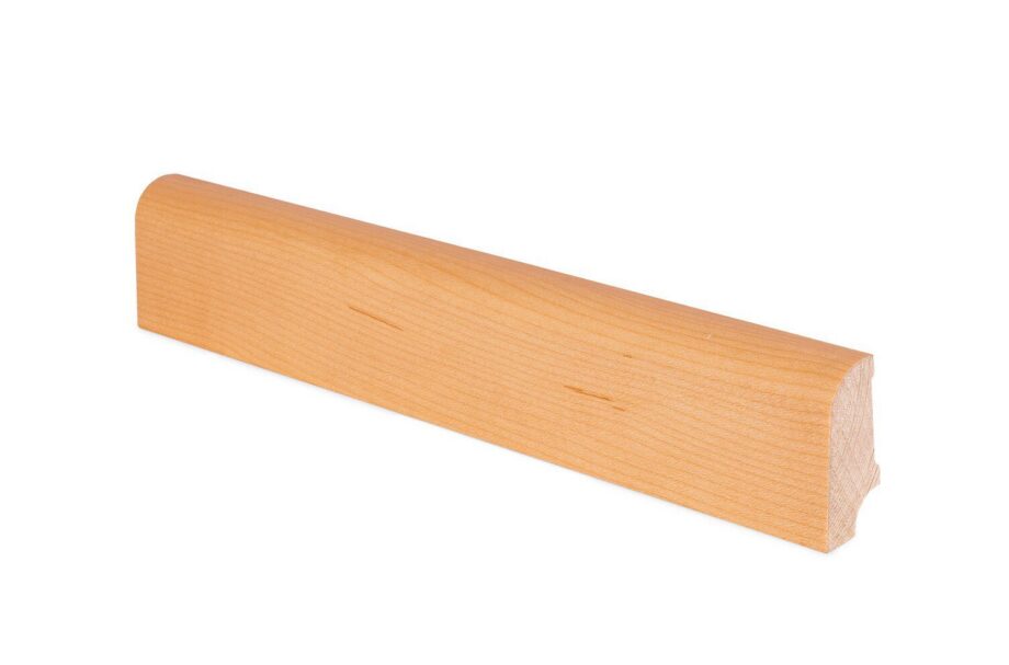 Skirting board Thede & Witte Cube 40, maple, 15 x 40 x 2400 mm