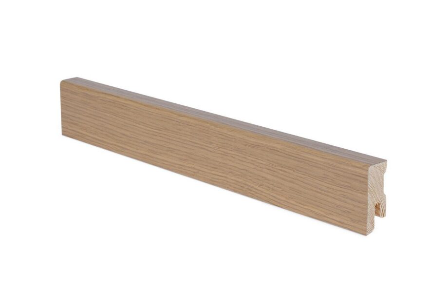 Skirting board Thede & Witte Cube 40, oak Darkgrey, 15 x 40 x 2400 mm