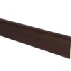 Skirting board Thede & Witte Cube 40, oak, deep smoked, 15 x 40 x 2400 mm